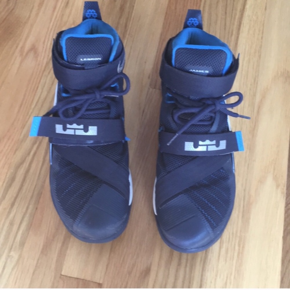 Men’s Nike Lebron basketball shoes.